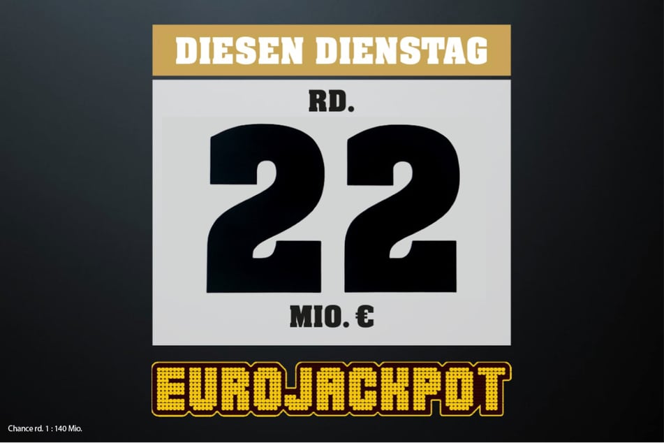 Eurojackpot: Diesen Dienstag (16.12.) liegen rund 22 Millionen Euro im Jackpot.