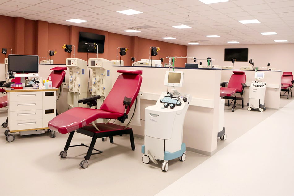 Mit modernster Technik ist das neue Blutspendezentrum in der Sachsen-Allee Chemnitz top ausgestattet und auf alle Spenden vorbereitet.