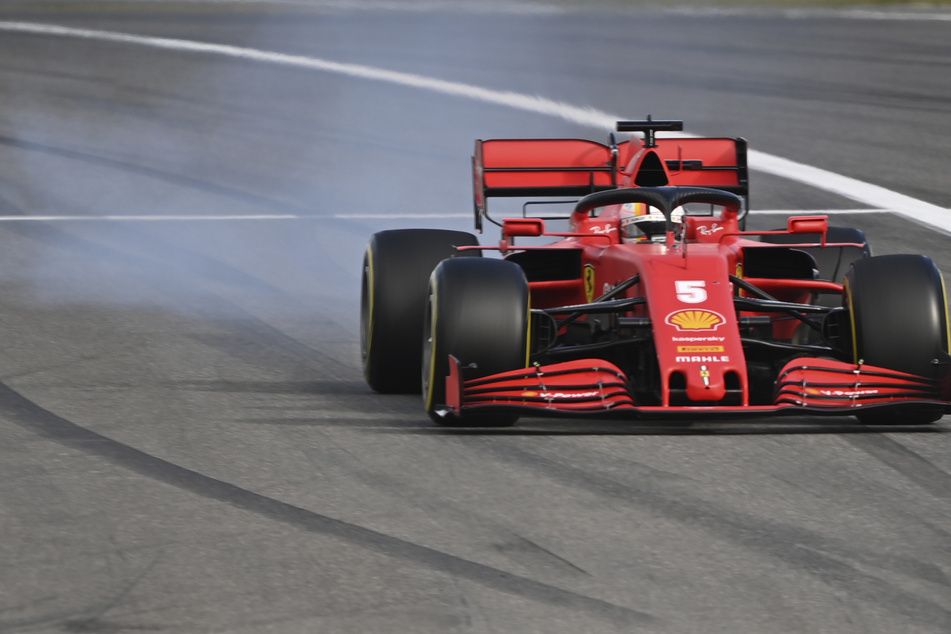 Sebastian Vettel (33) aus Deutschland vom Team Ferrari musste sich mit Platz 11 begnügen.