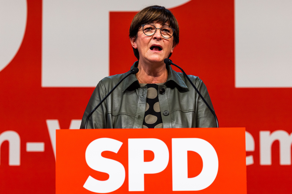Saskia Esken (60, SPD) am Samstag in Freiburg.