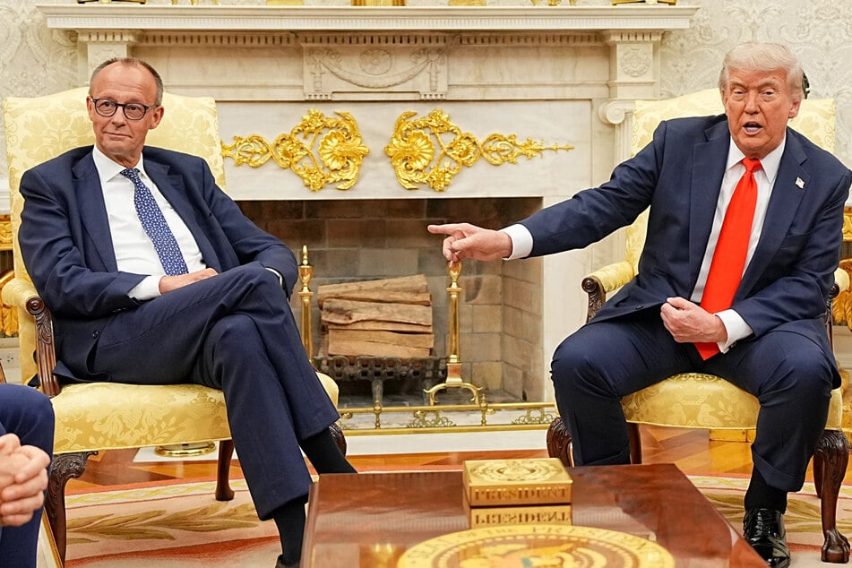 US-Präsident Donald Trump (78, r.) und Bundeskanzler Friedrich Merz (69, CDU) hatten am Donnerstag ein harmonisches Treffen.