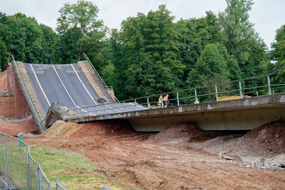 Die Zeller Brücke wurde 2025 gesprengt.