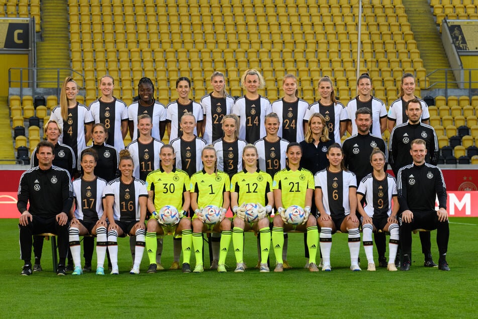 Ein Team, ein Siegeswille: Die DFB-Frauen blicken hoffnungsfroh ins neue WM-Jahr.