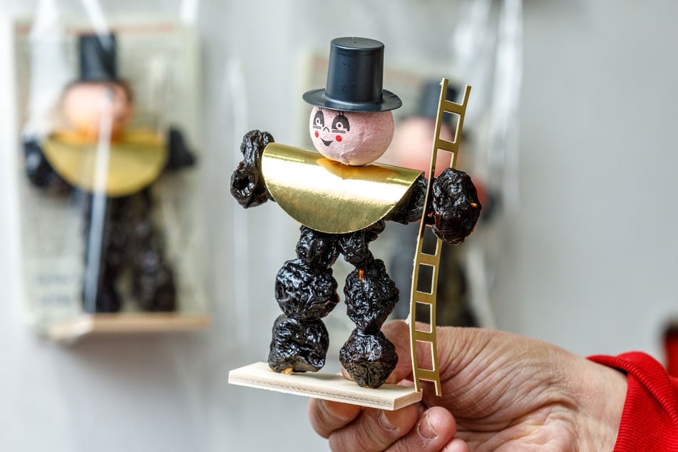 Der Pflaumentoffel ist das Symbol des Dresdner Striezelmarktes.