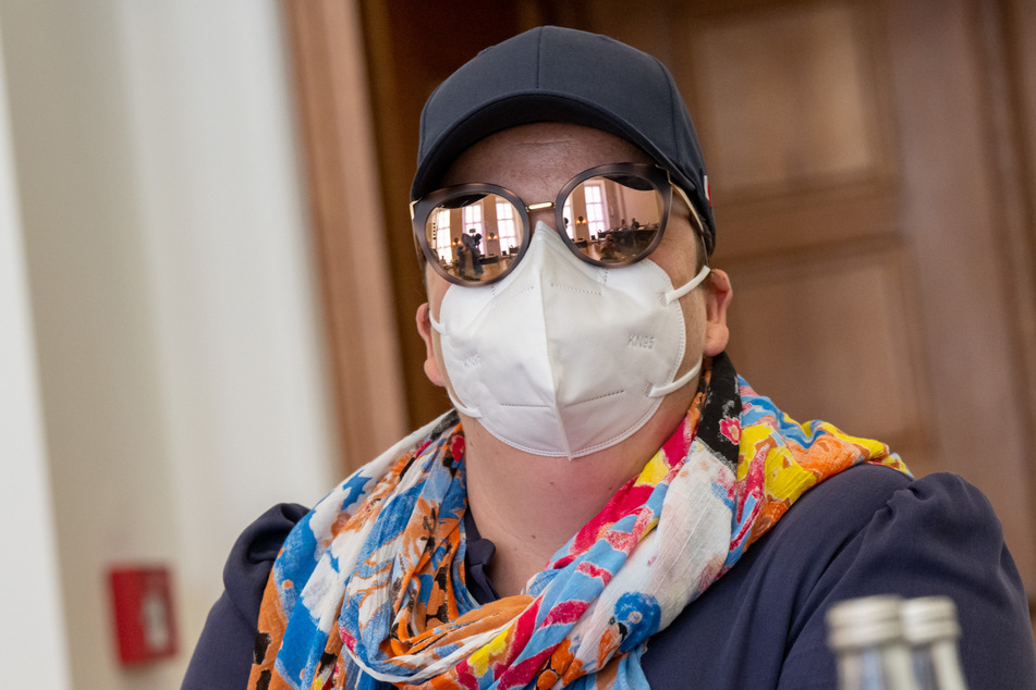 CSU-Politiker-Tochter Andrea Tandler bei einer Sitzung des Masken-Untersuchungsausschusses im Bayerischen Landtag im vergangenen Jahr.
