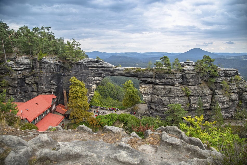 Das Prebischtor ist das Wahrzeichen des Nationalparks Böhmische Schweiz.