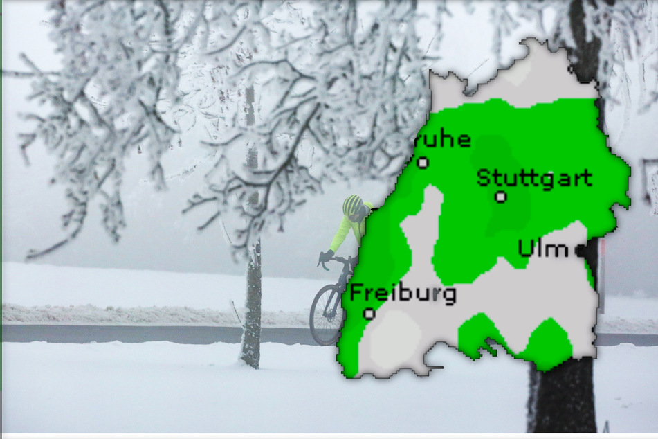 Vorbei mit mildem Winter-Wetter: In Baden-Württemberg startet die Woche mit Schnee und Glätte