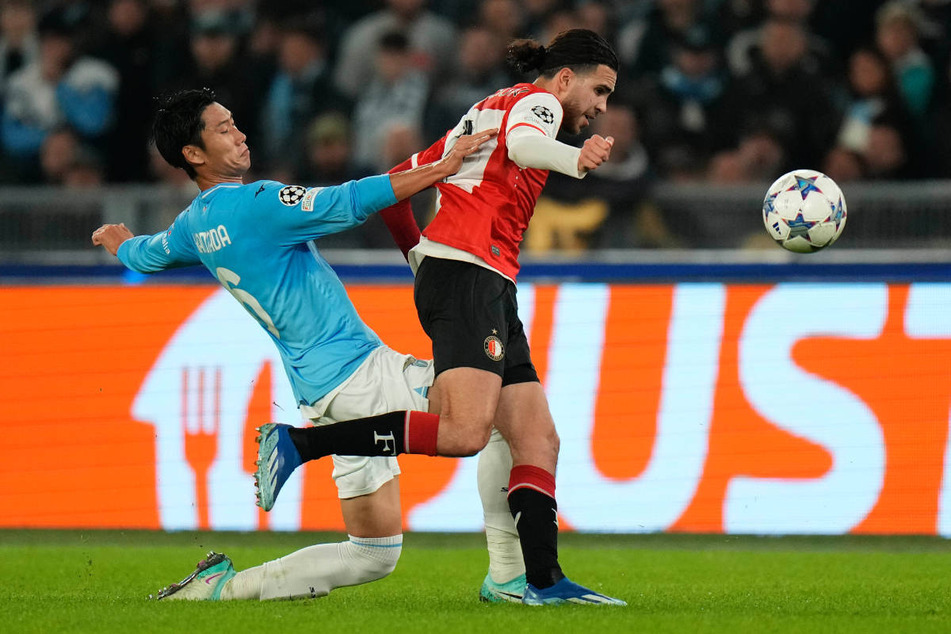 Zuletzt reichte es für Kamada bei Lazio nur noch für Kurzeinsätze. Lediglich am vierten Spieltag der Champions League gegen Feyenoord (Foto) durfte der Japaner von Beginn an ran, wurde aber in der 53. Minute ausgewechselt.
