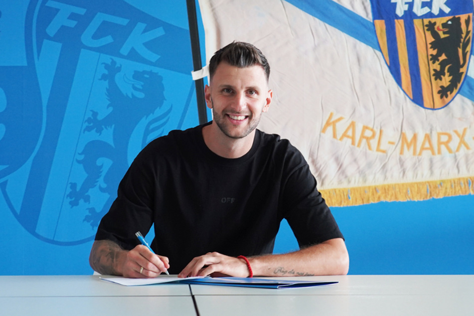Stürmer Dejan Bozic (30) unterschrieb beim CFC einen Vertrag bis zum 30. Juni 2025.