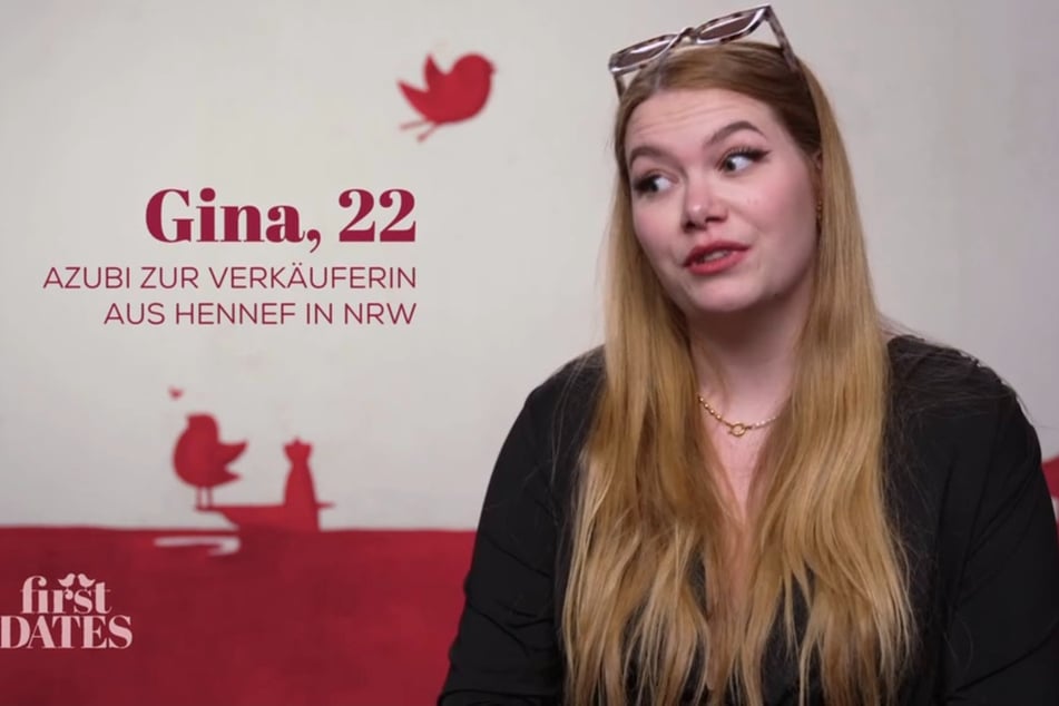Gina (22) aus Herne ist vom ersten Eindruck ihres "First Dates" nicht begeistert.