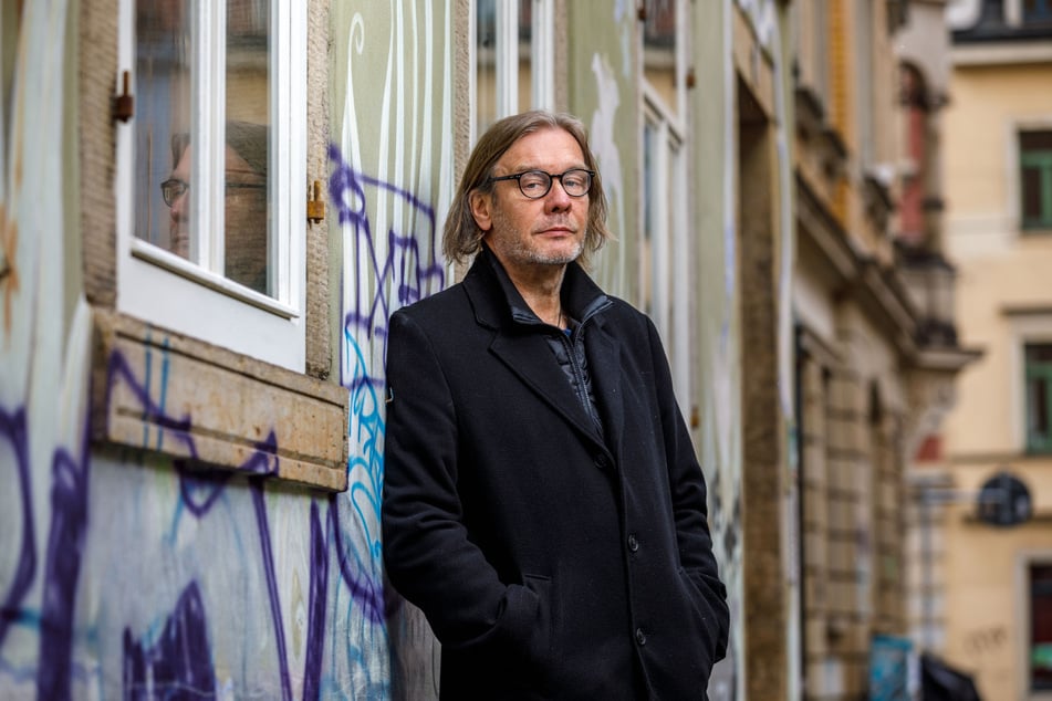 Konzertveranstalter Andreas Grosse (65) in der Neustadt.