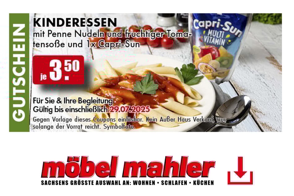 Hier klicken und Coupon herunterladen.