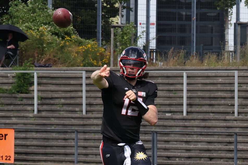 Düsseldorfs neuer Quarterback Dawson Herl (25) macht seine Panther stärker.