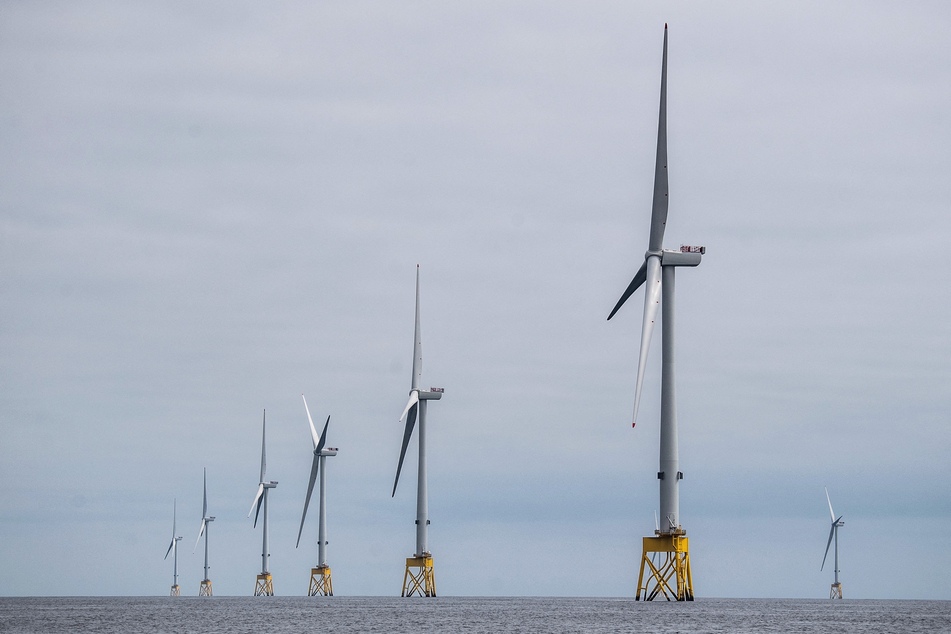 Wind farms such as Scotland's Seagreen Offshore Wind Farm are part of a European sector that is "decades ahead" of its US equivalent.