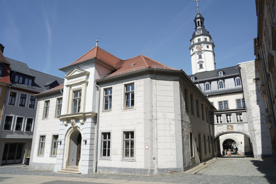 Blick auf das Rathaus der Stadt Gera.