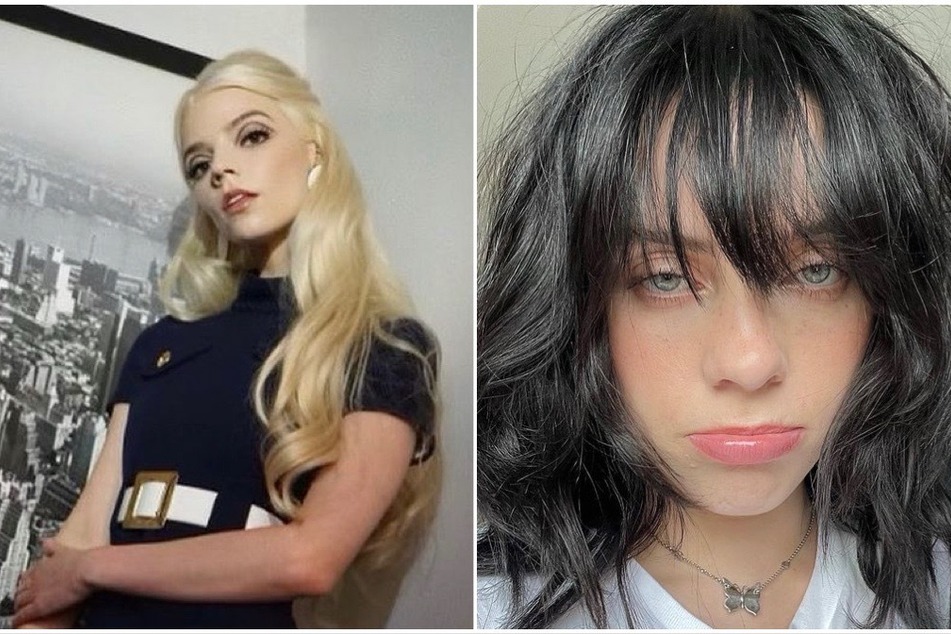 The Academy of Motion Pictures Arts and Sciences has extended invites to over 300 people, including Billie Eilish (r) and Anya Taylor-Joy.