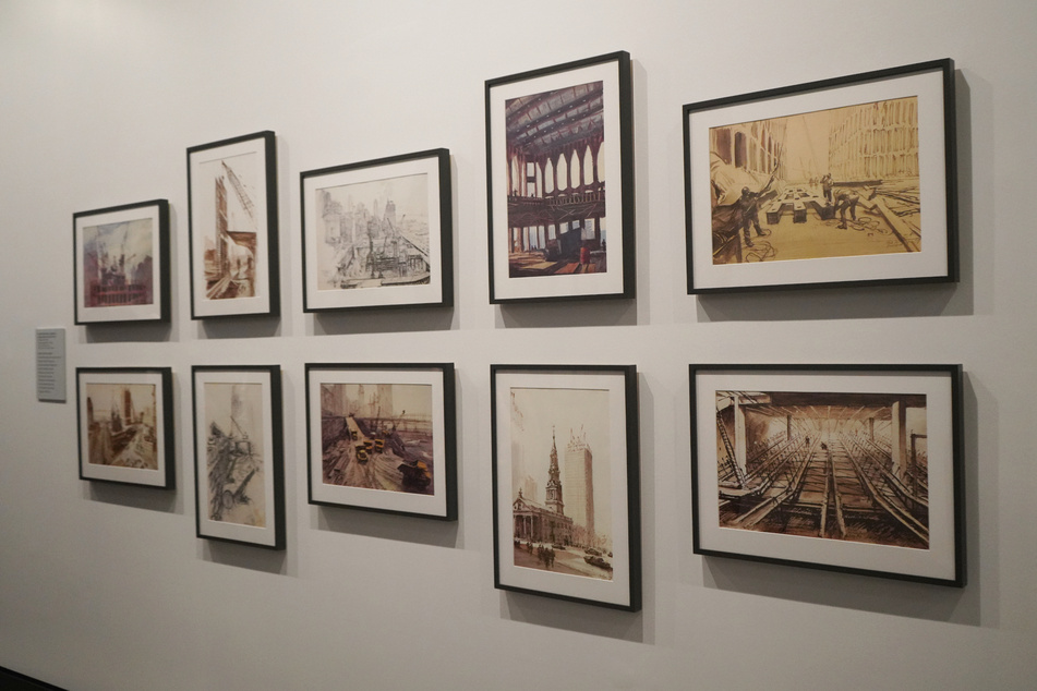 The pieces that make up the Towers Rising collection captures the WTC at different points in history through artwork.