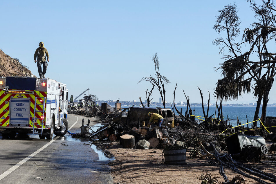 Search teams are searching for bodies amid the devastation caused by the Palisades and Eaton fires.