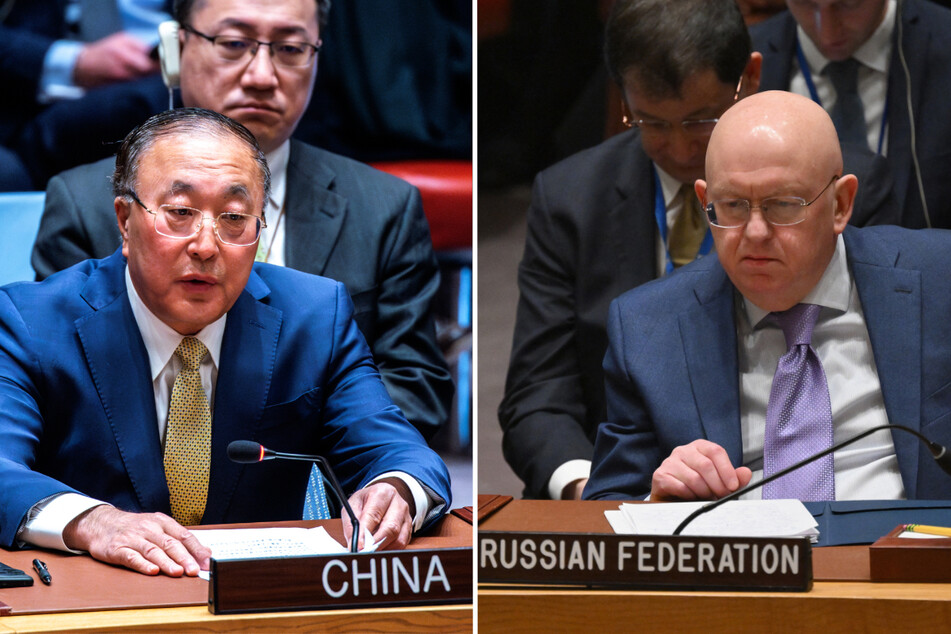 US has Gaza resolution vetoed as Russia and China blast "hypocritical spectacle"
