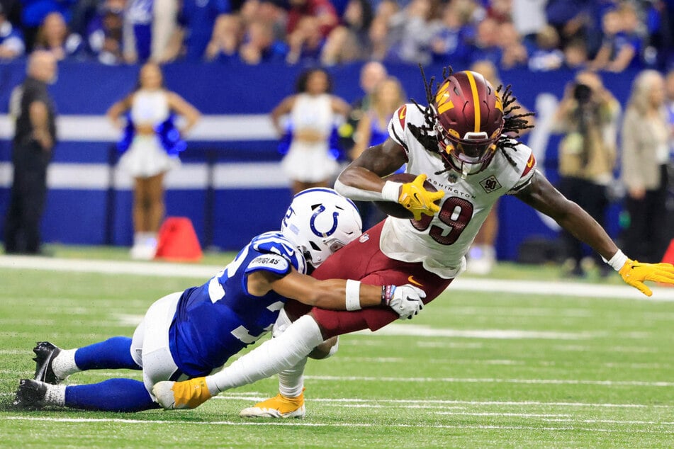 In London eröffnen die Indianapolis Colts (blau) mit ihrem Spiel gegen die Washington Commanders den langen NFL‑Sonntag. (Archiv)