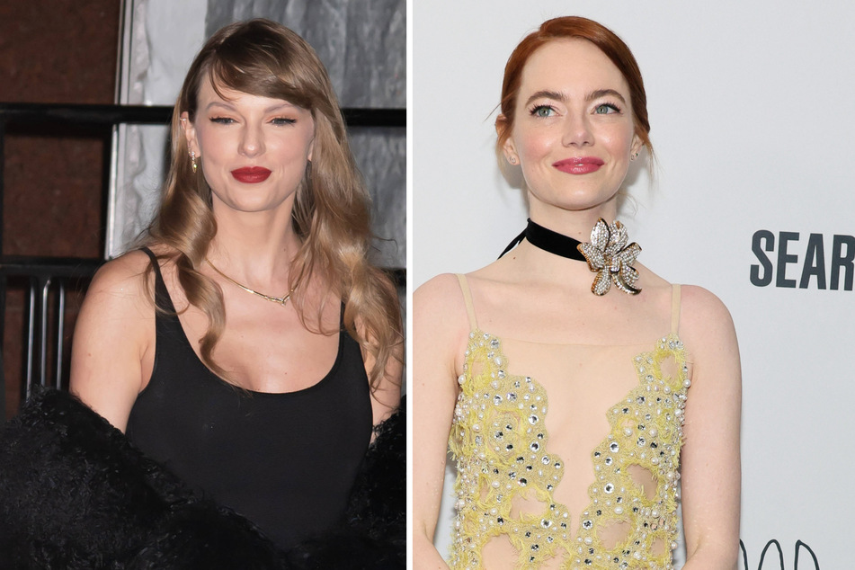 Taylor Swift supports long-time friend Emma Stone at Poor Things premiere
