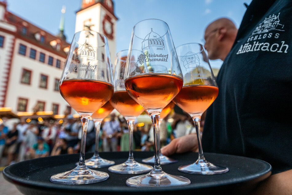 Beim Chemnitzer Weinfest kommen Genießer voll auf ihre Kosten.