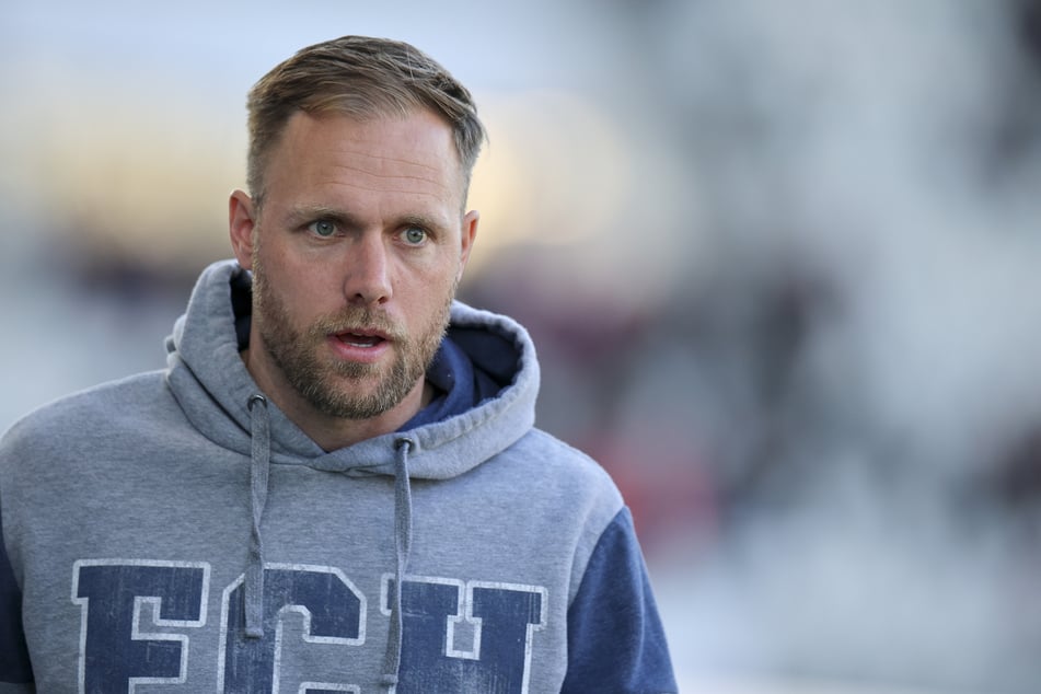 Hansa Rostock und Trainer Daniel Brinkmann (39) fanden keinen richtigen Zugang zum Spiel.