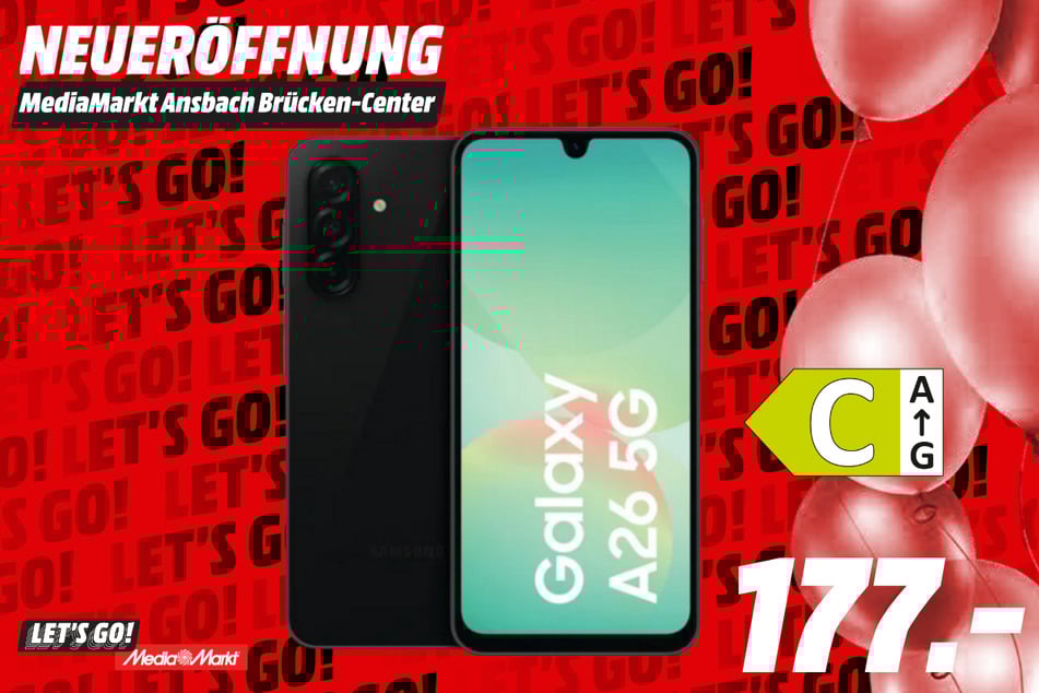 Samsung Galaxy A26 für 177 Euro.