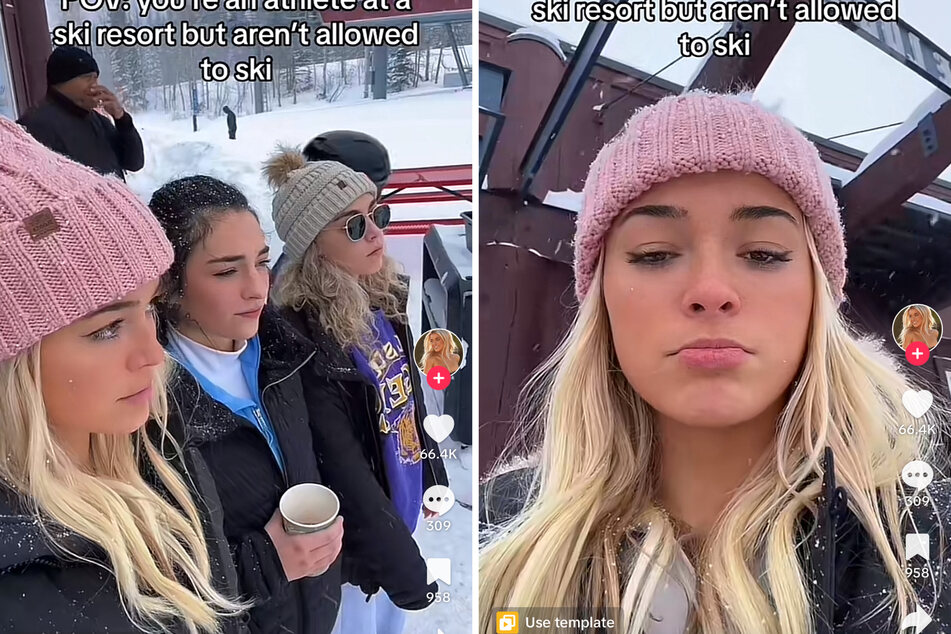Just when fans thought Olivia Dunne was enjoying a fantastic time on the slopes in Utah, her latest TikTok let fans in on the truth!
