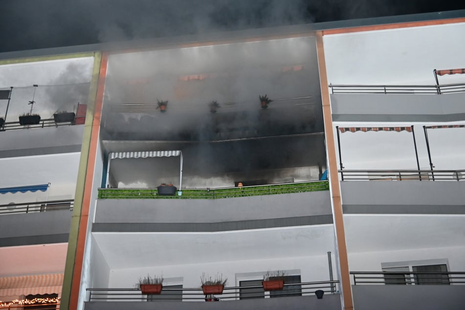 Das Gebäude musste nach dem Brand komplett evakuiert werden.