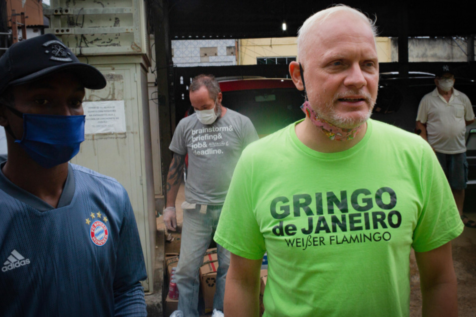 Bernhard Weber (rechts) alias "Gringo de Janeiro".