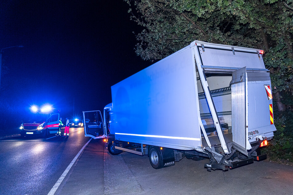 Die B169 musste nach dem Unfall voll gesperrt werden.