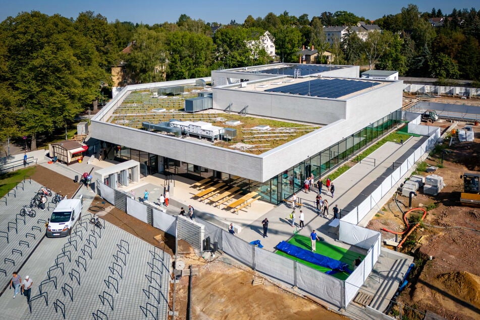 Das neue Hallenbad in Bernsdorf ist das modernste in Chemnitz.