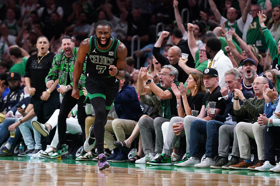 Boston Celtics guard Jaylen Brown was named 2024 Eastern Conference Finals MVP.