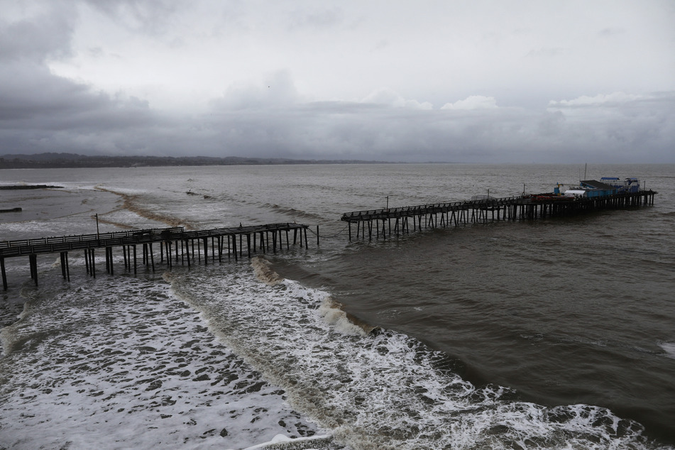 The town of Capitola saw significant damage caused by the storms.