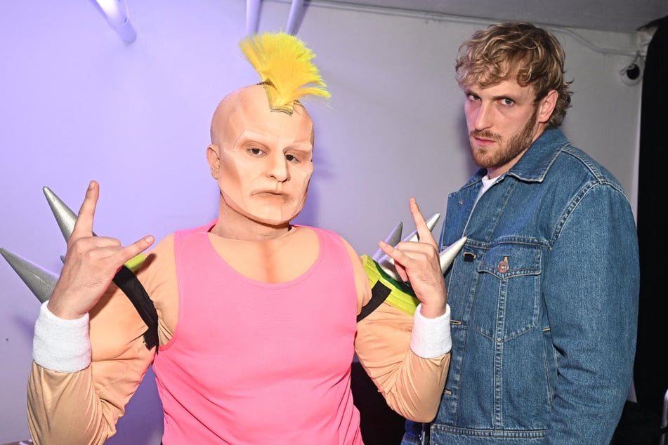 Oliver Tree bei einem gemeinsamen Auftritt mit Logan Paul (31).