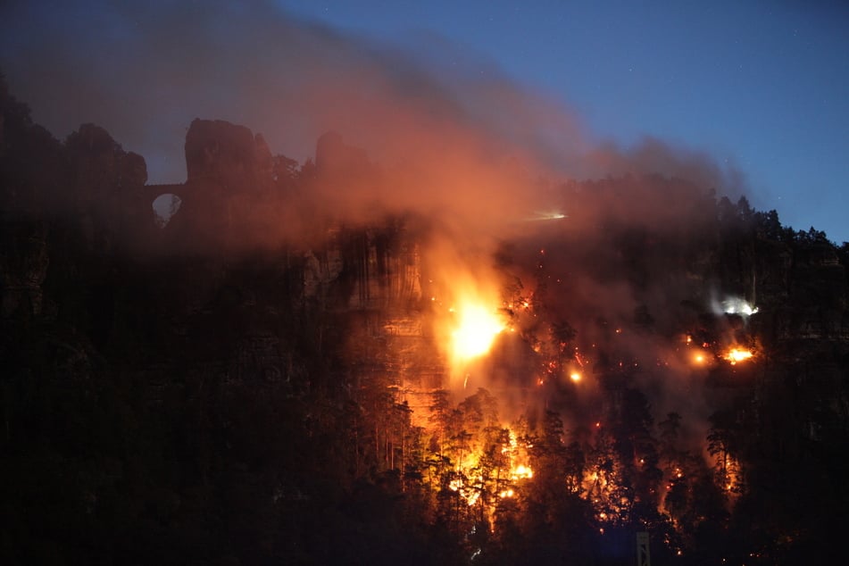 Wecksignal: Die großen Waldbrände in der Sächsischen Schweiz vor vier Jahren haben zu einem Umdenken der Verantwortlichen geführt.