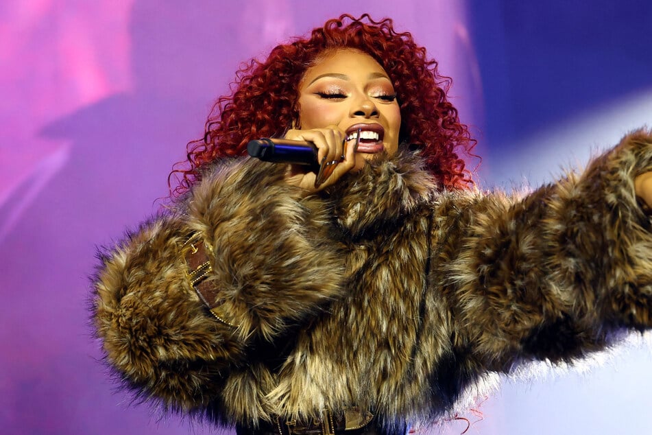 Megan Thee Stallion says she's manifesting her own Super Bowl halftime show in the future.