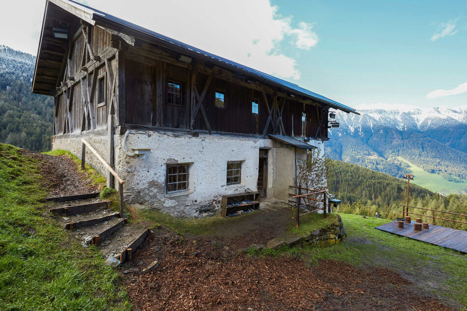In dieser Hütte in Südtirol leben die Teilnehmer.
