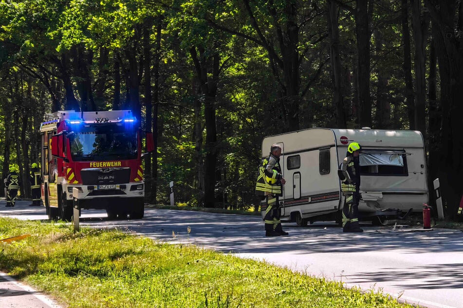 Der Unfallverursacher fuhr einfach davon.
