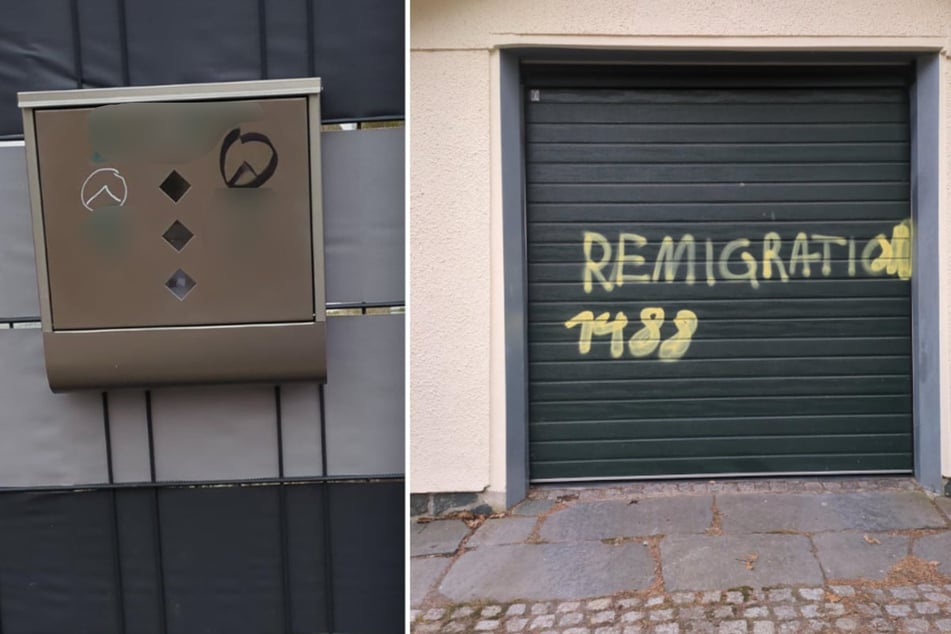 Chemnitz: Rechte Schmierfinken wüten in Chemnitzer Stadtteil
