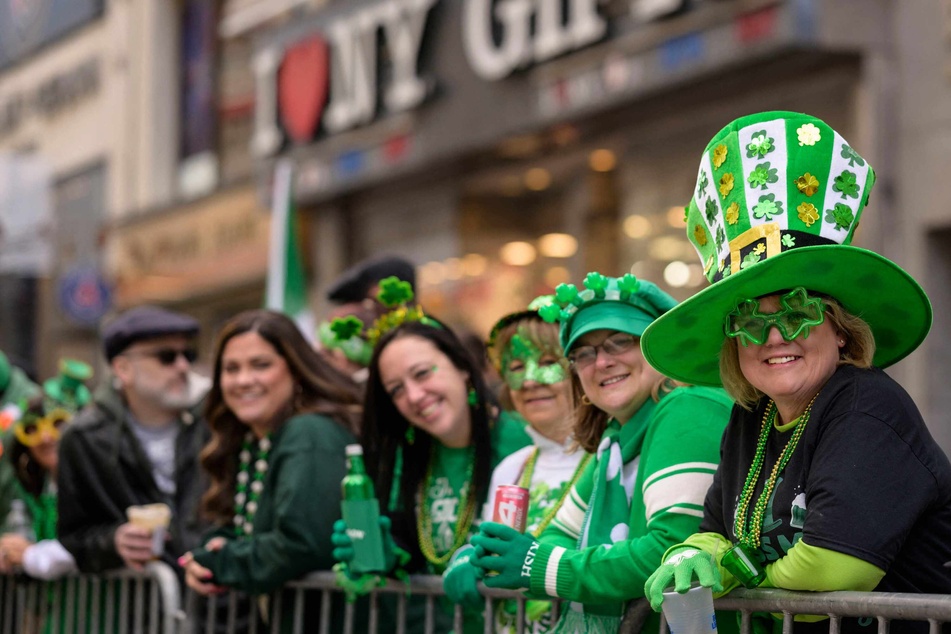 Around 1 million spectators take in the S. Patrick's Day Parade in-person in New York City.