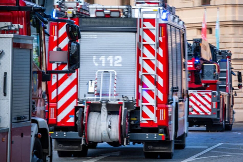 Die Feuerwehr löschte den Brand. (Symbolbild)