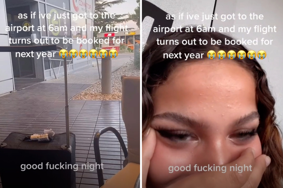 TikToker accidentally turns up to airport a year early for her flight