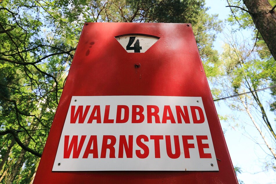 Die Waldbrand-Warnstufe ist in Teilen Sachsen auf 4 gestiegen. (Archivbild)