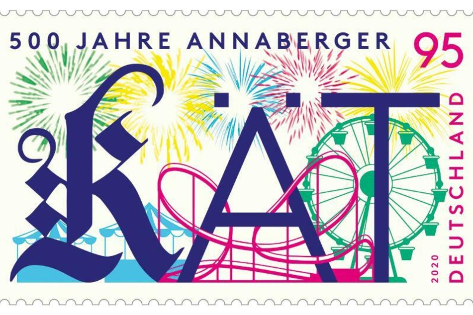 Am Donnerstag veröffentlichte das Bundesfinanzministerium eine Sonderbriefmarke zum 500. Jubiläum der Annaberger Kät.