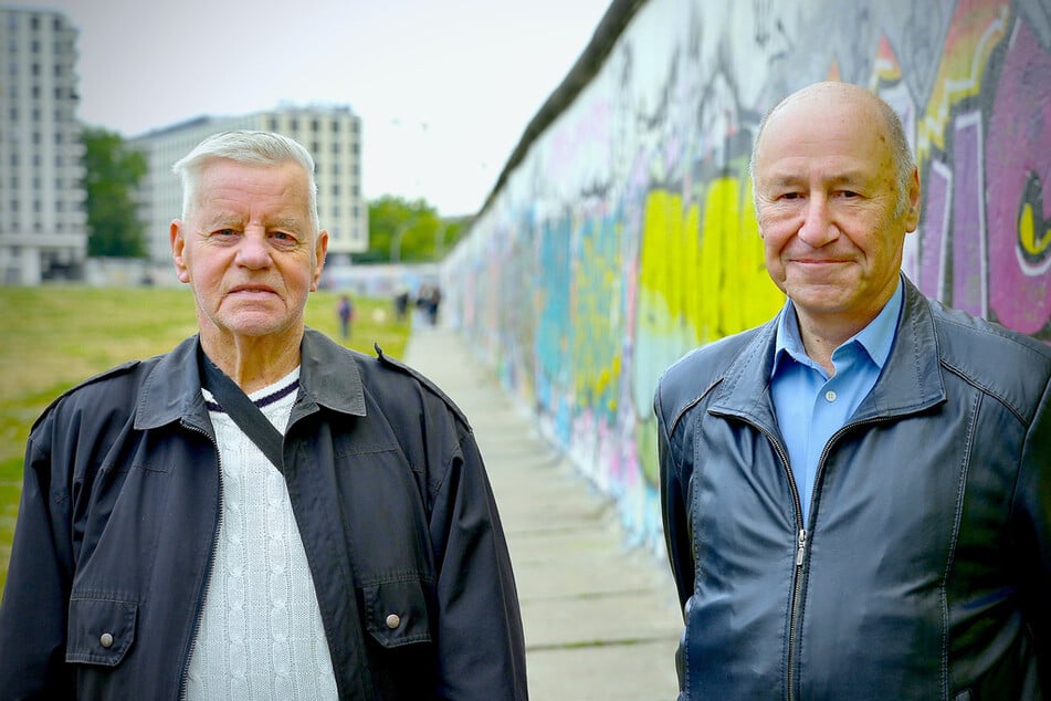 Wolfgang Herzig (r.) und Wolfgang Kolditz (l..) sind im Traditionsverband der Nationalen Volksarmee.