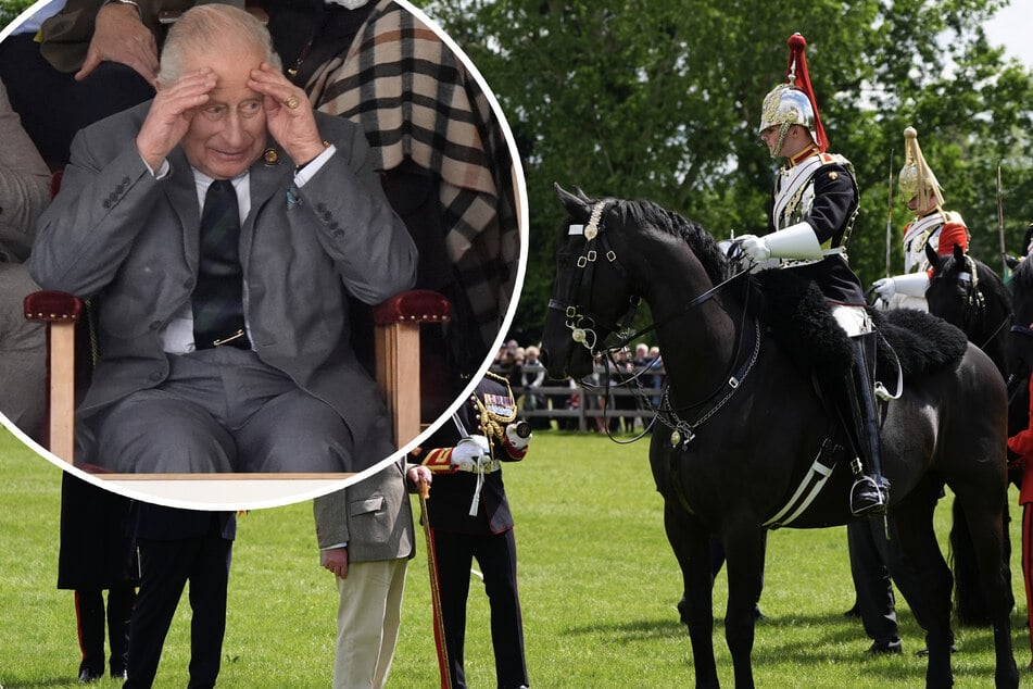Während Besuchs von König Charles: Militärreiter stürzt bei Show von Pferd und stirbt
