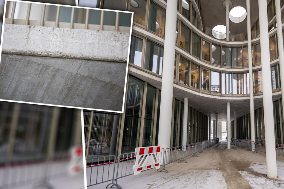 Leipzig: Sachsens Staatsbänker entsetzt: Vier Jahre nach Einweihung bröckelt ihr "Palazzo Prozzo"