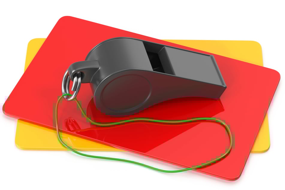 Als Schiedsrichter hat man immer gute Karten.